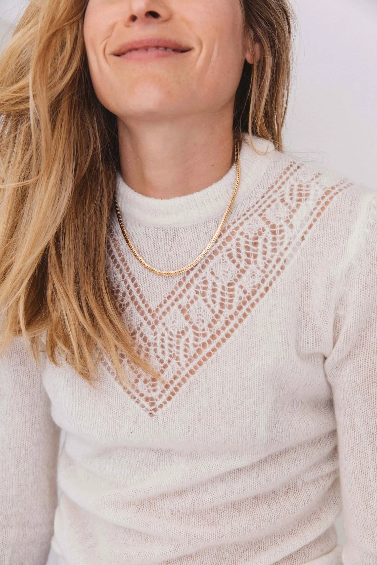Pull Alexis écru