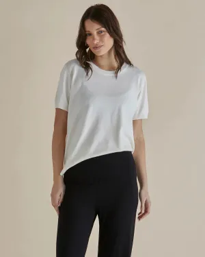 Robbie Knit Tee Cream
