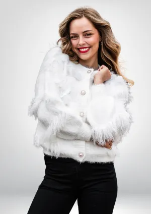 Roxanne Soft Cardi  Snow