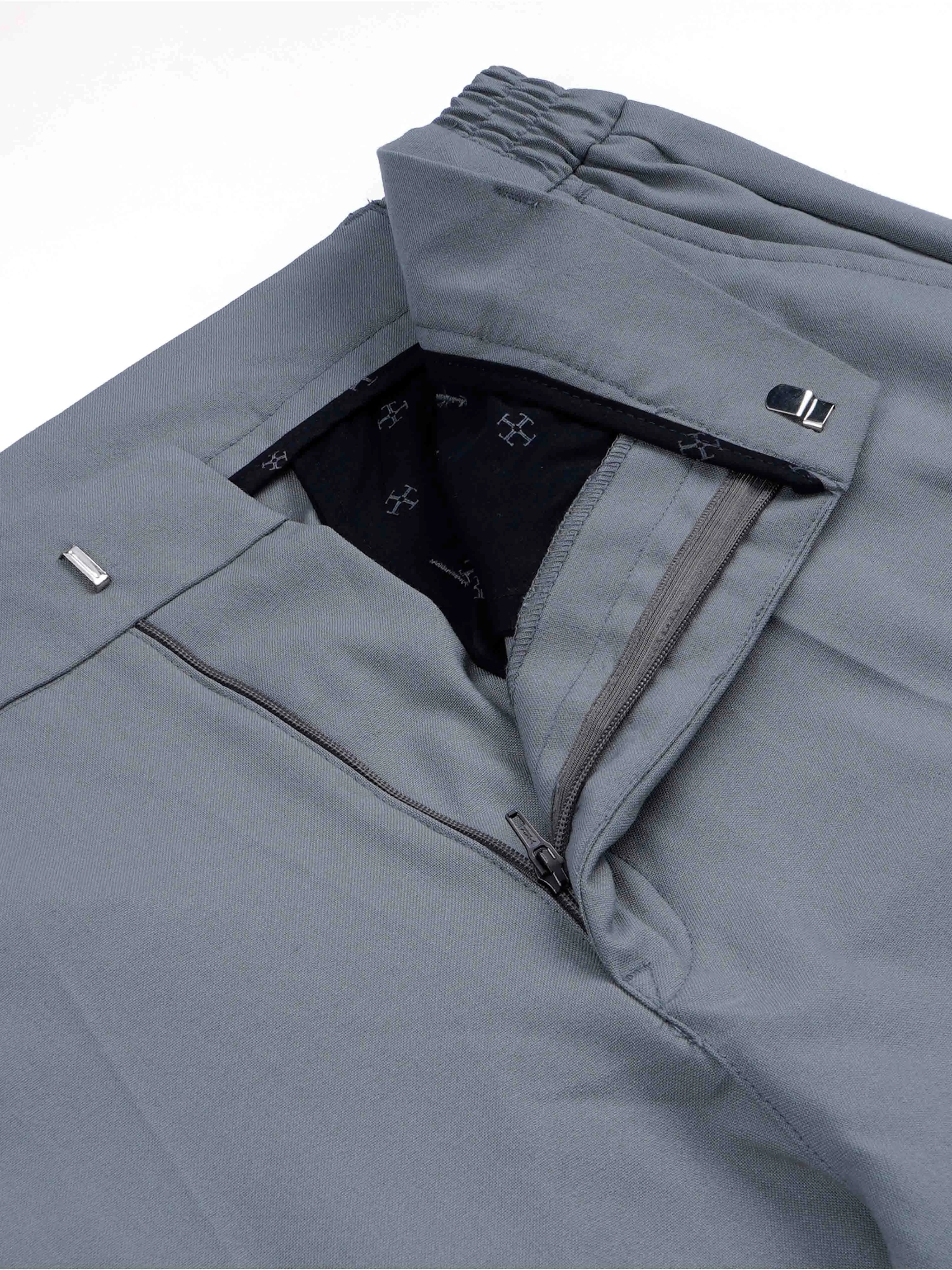 Soft Miracle Light Grey Relaxed Trousers
