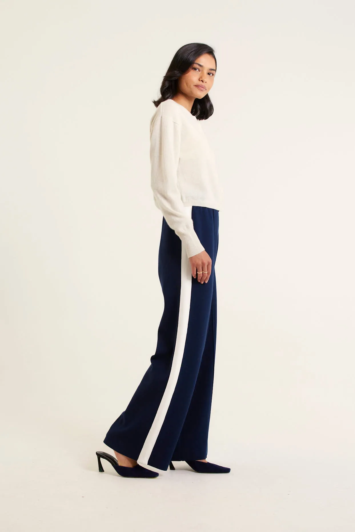 Sophia Cashmere Cardi In Chiffon
