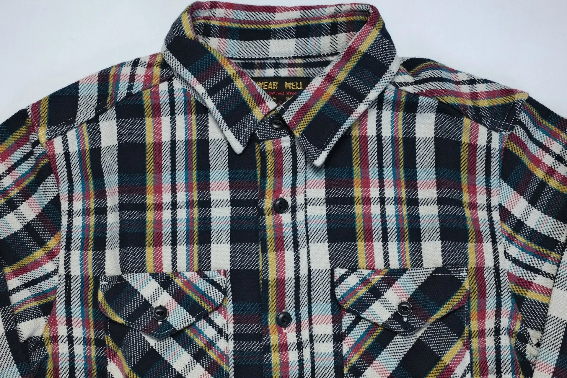 UES 14oz Heavyweight Selvage Flannel Workshirt (Sailor Blue)