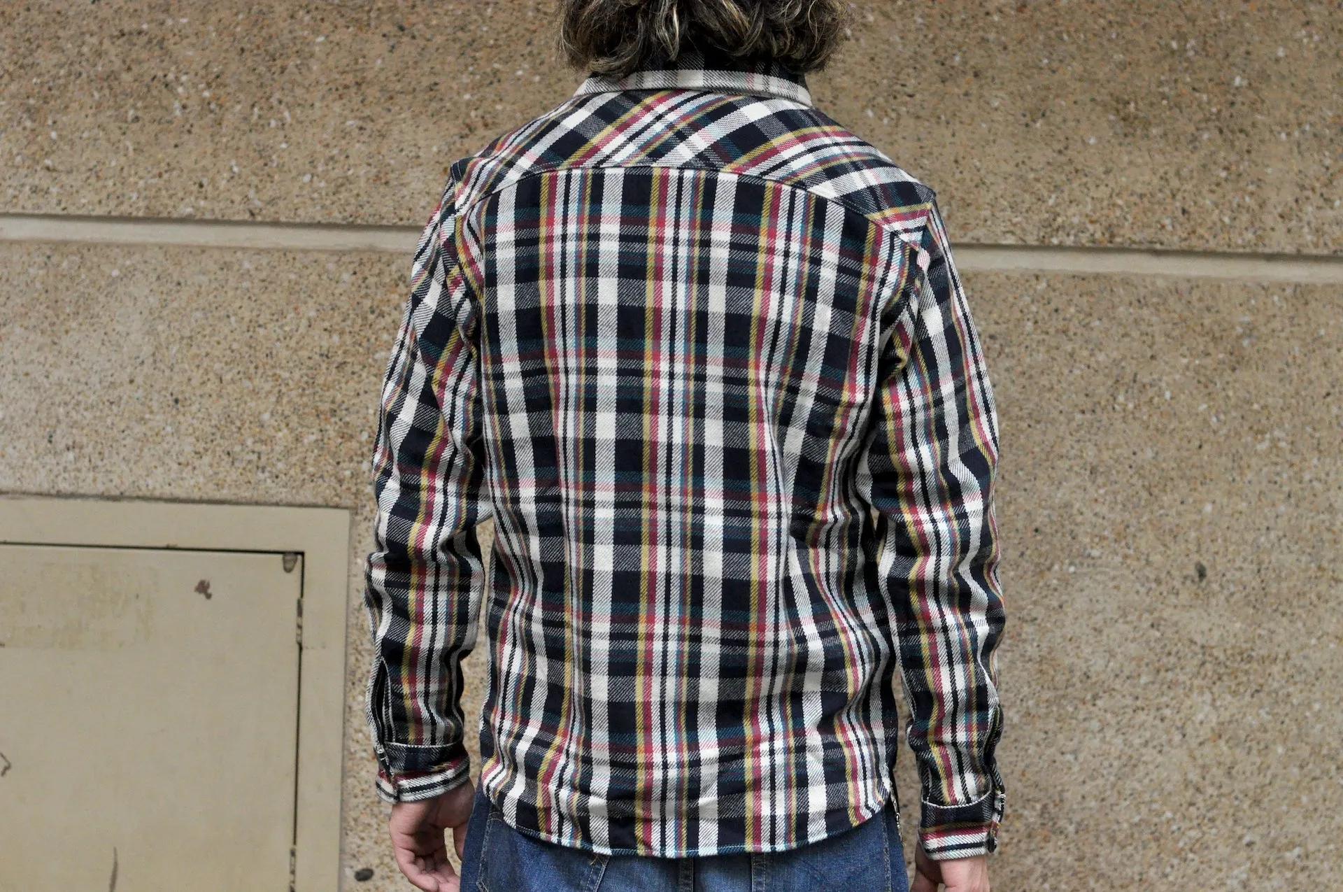 UES 14oz Heavyweight Selvage Flannel Workshirt (Sailor Blue)