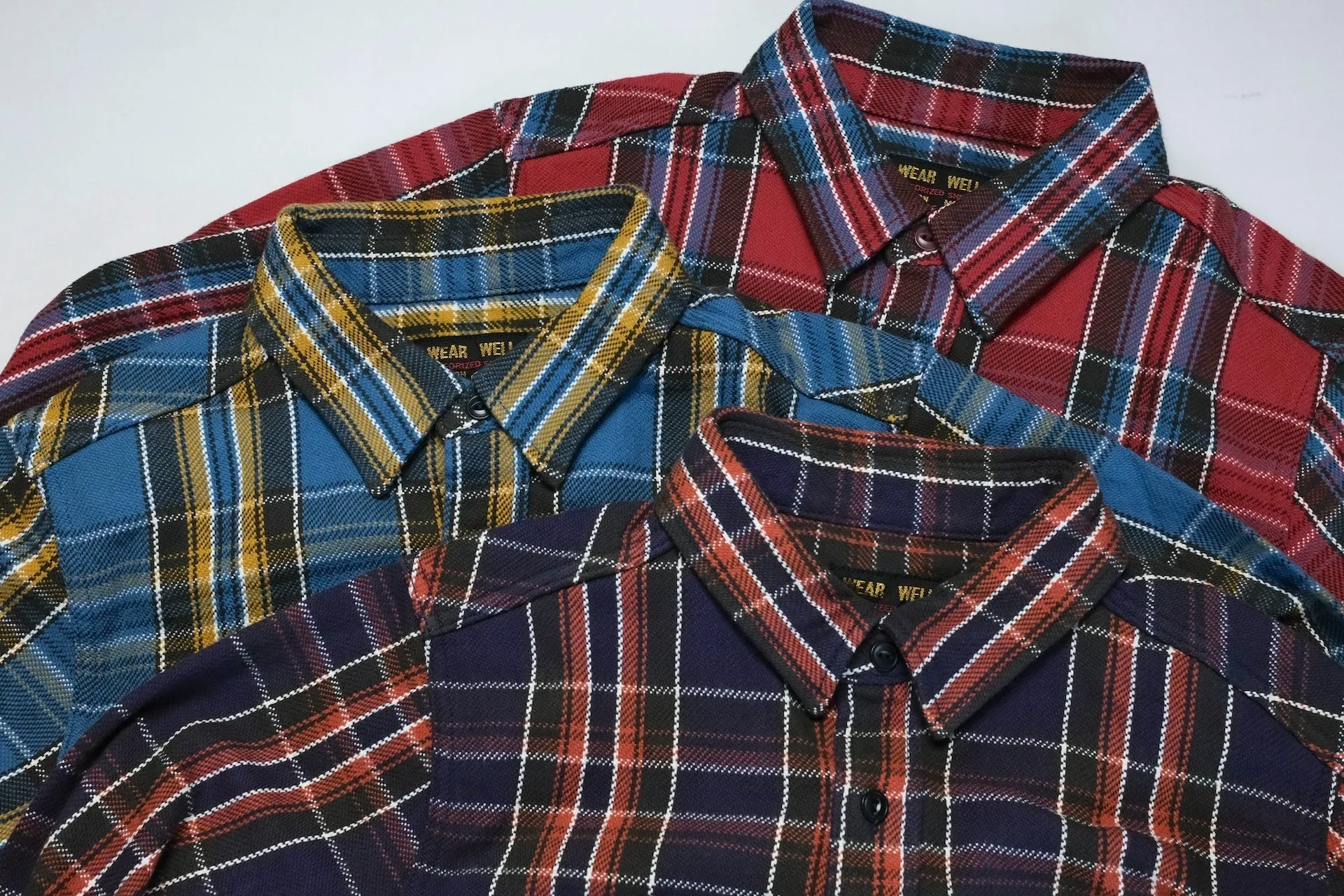 UES 14oz Heavyweight Selvage Flannel Workshirt (Stormy Sky)
