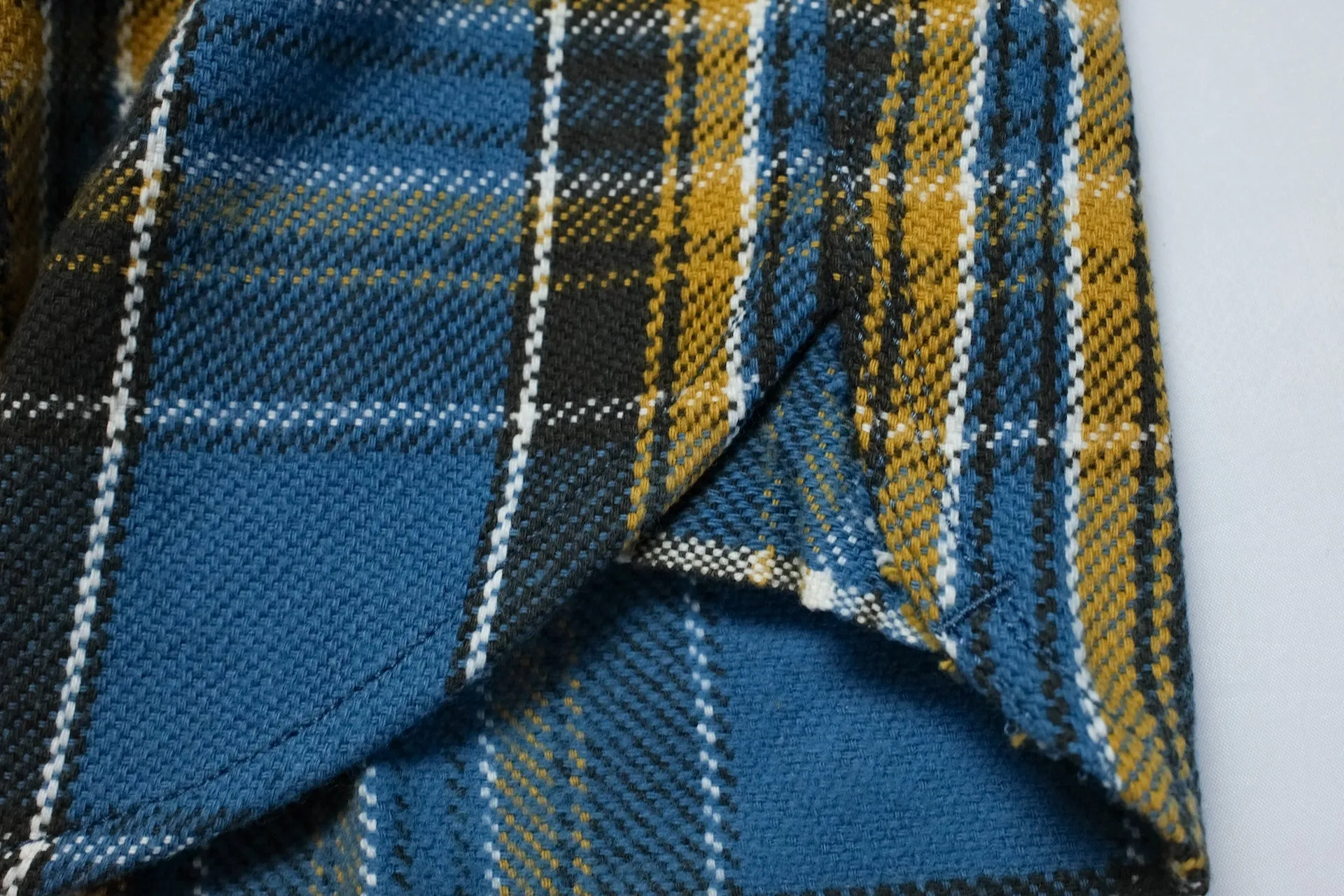 UES 14oz Heavyweight Selvage Flannel Workshirt (Stormy Sky)