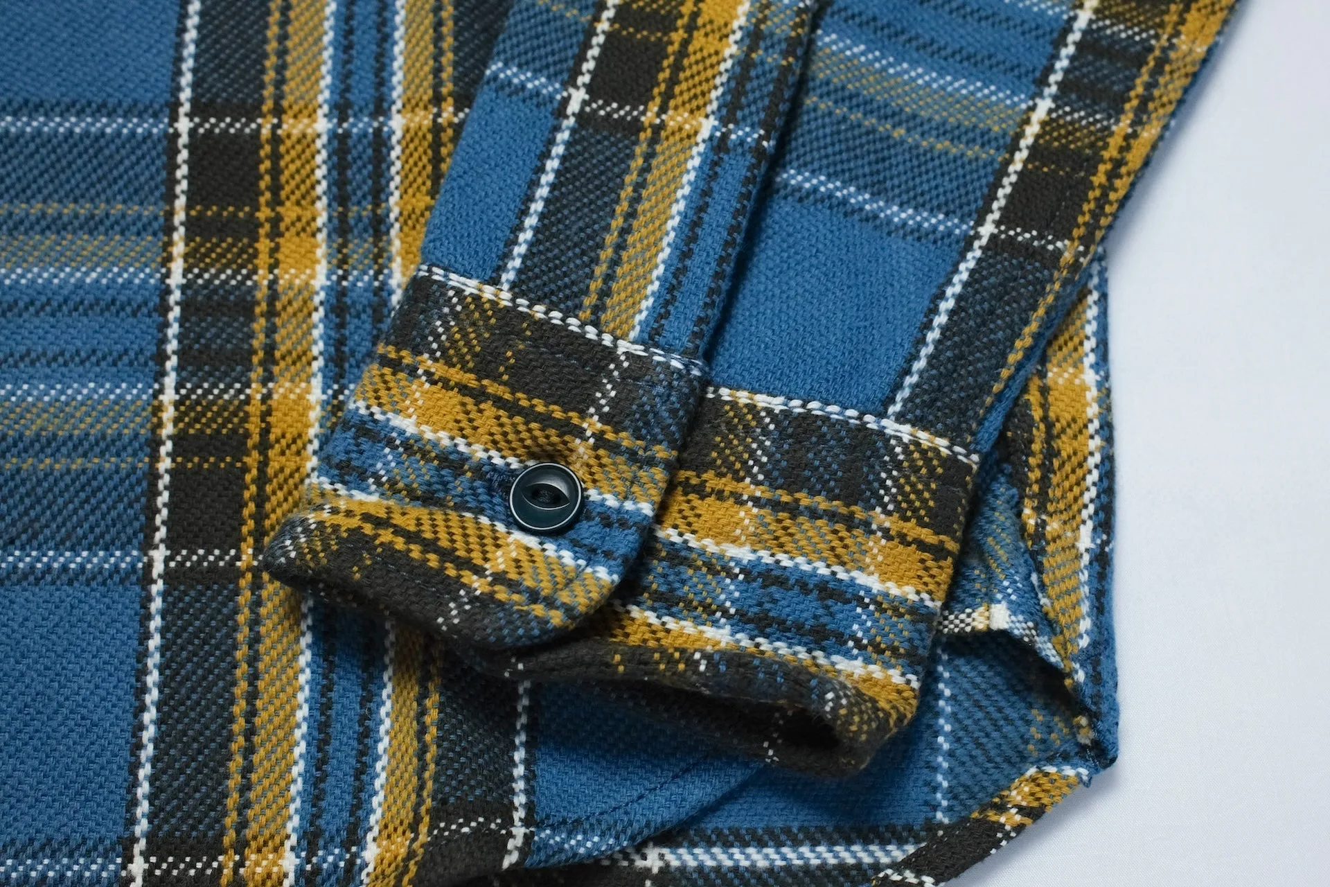 UES 14oz Heavyweight Selvage Flannel Workshirt (Stormy Sky)