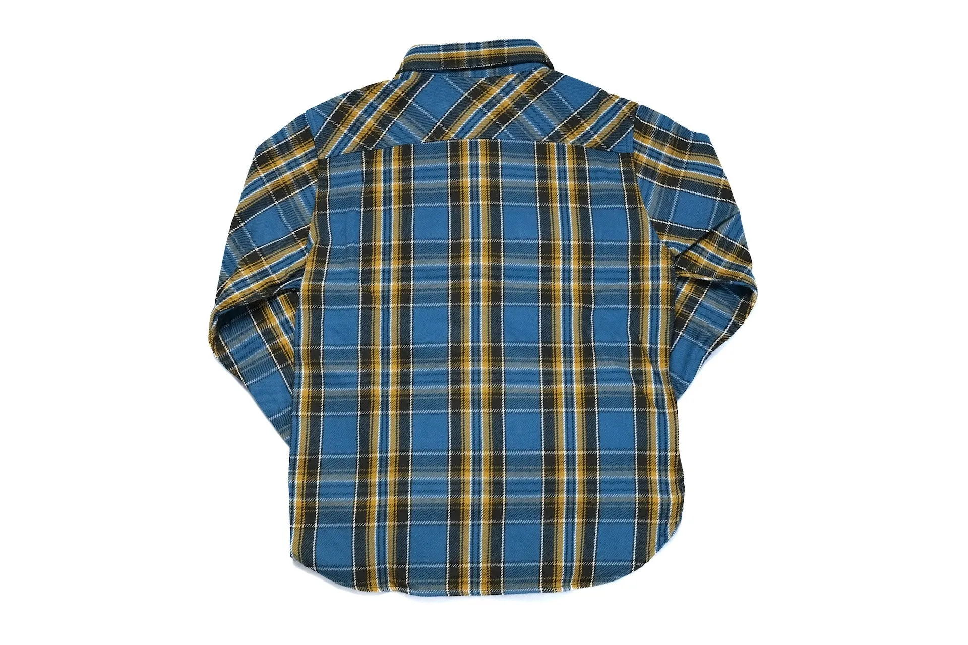 UES 14oz Heavyweight Selvage Flannel Workshirt (Stormy Sky)