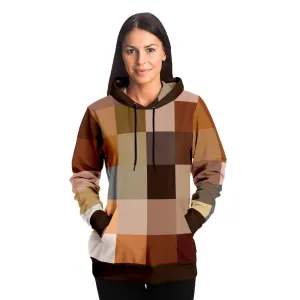Uniquely You Womens Hoodie - Pullover Sweatshirt - Graphic/Brown