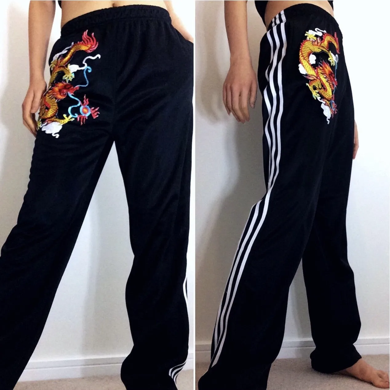 UNISEX DRAGON 3-STRIPE TRACKSUIT TROUSERS