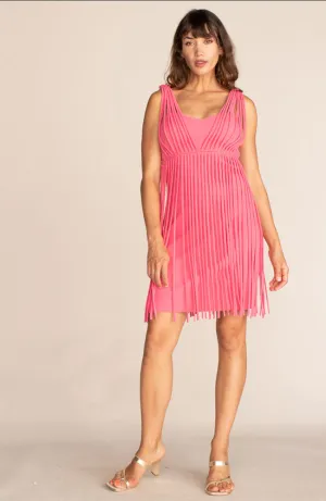 Venetia Dress in Watermelon