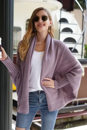 Women's Cardigan with Dolman Sleeves
