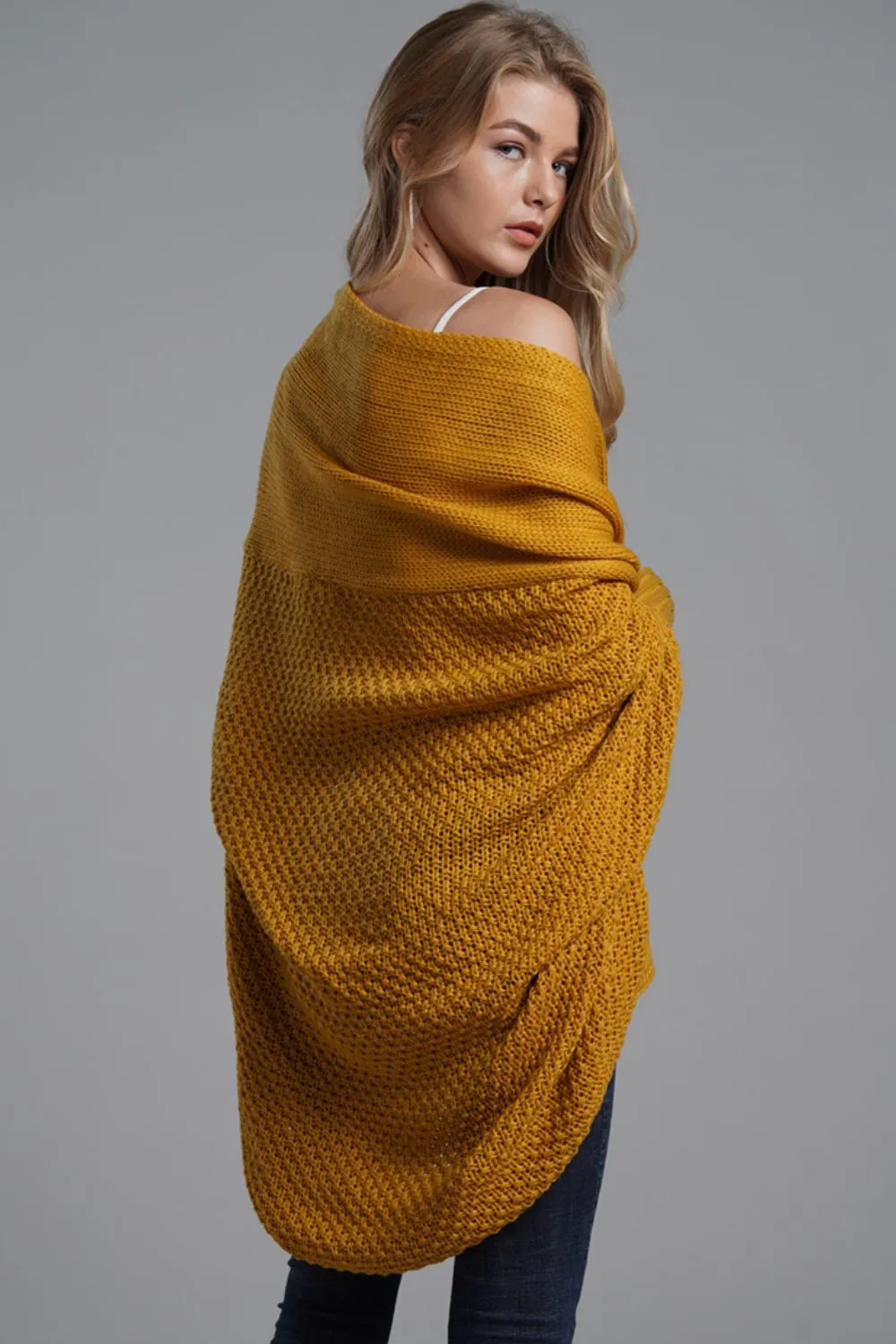 Women's Cardigan with Dolman Sleeves
