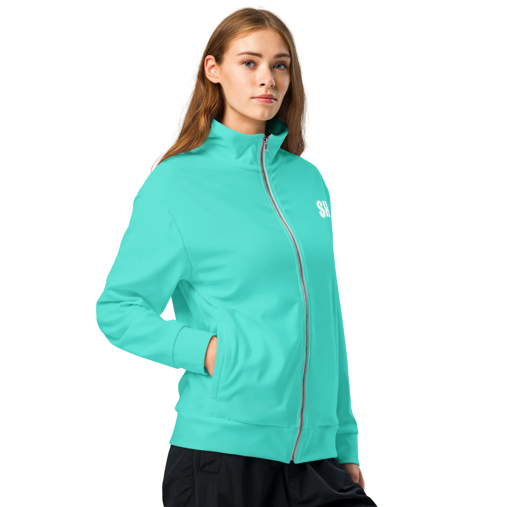 Womens track jacket - Lagoon Turquoise