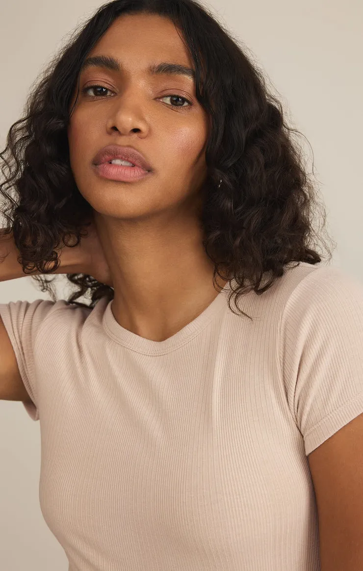 Z SUPPLY Avery Rib Fitted Tee