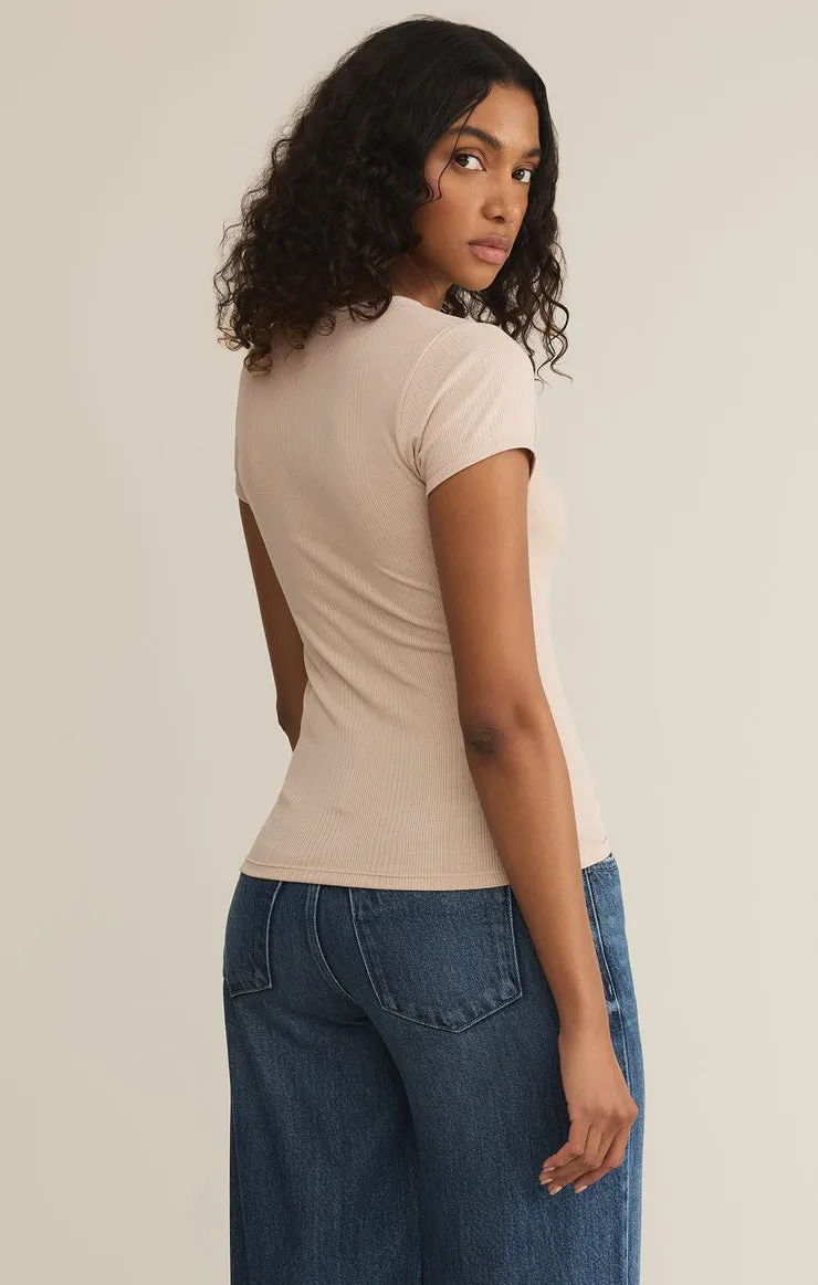 Z SUPPLY Avery Rib Fitted Tee