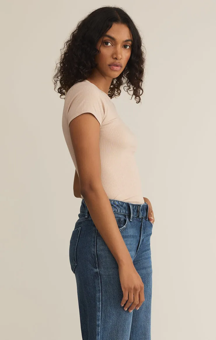 Z SUPPLY Avery Rib Fitted Tee